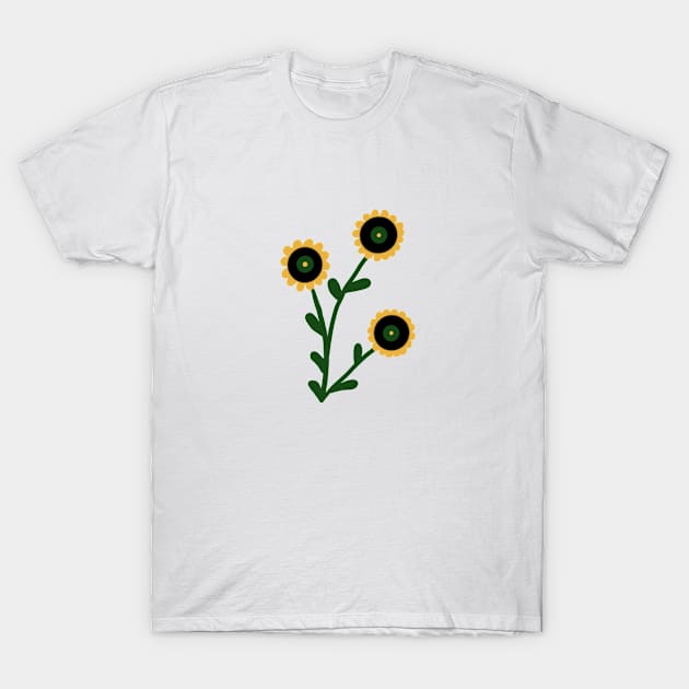 Sonnenblumen T-Shirt by Blumchen